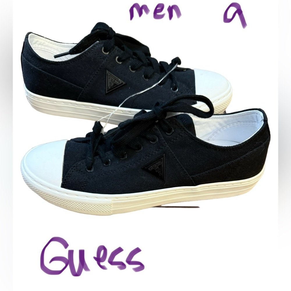 Guess Black and White Men's Sneakers